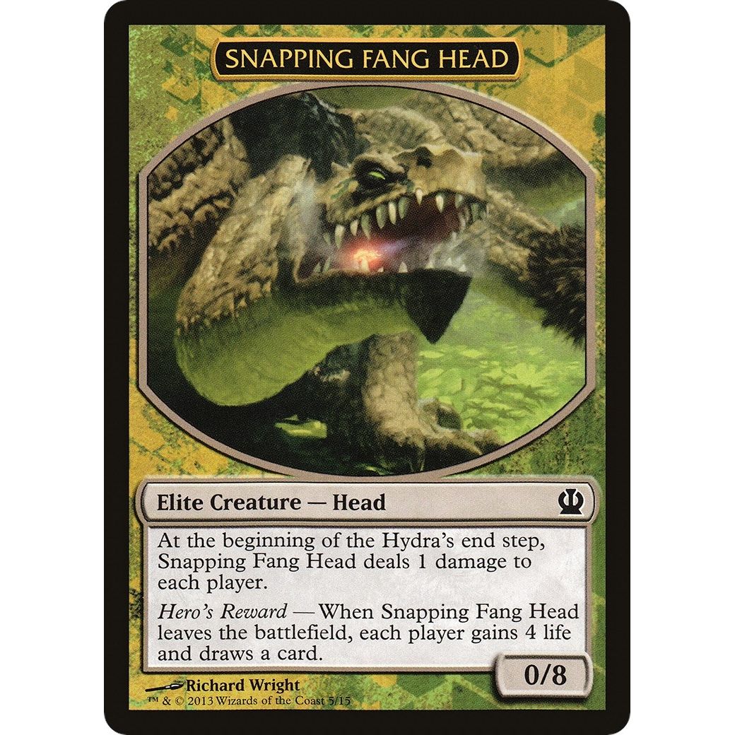 Image for Snapping Fang Head (5) (HERO) - Magic: The Gathering