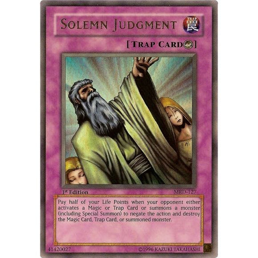 Image for Solemn Judgment (MRD-127) (MRD) - YuGiOh