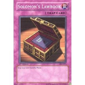 Image for Solomon's Lawbook (PSV-013) (PSV) - YuGiOh