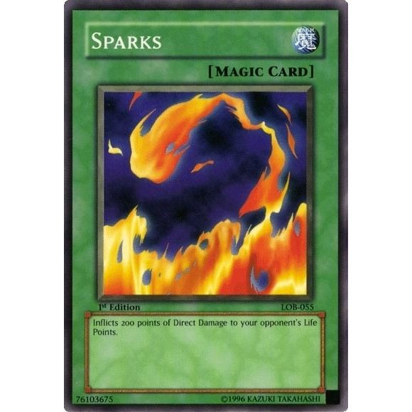 Image for Sparks (LOB-055) (LOB) - YuGiOh