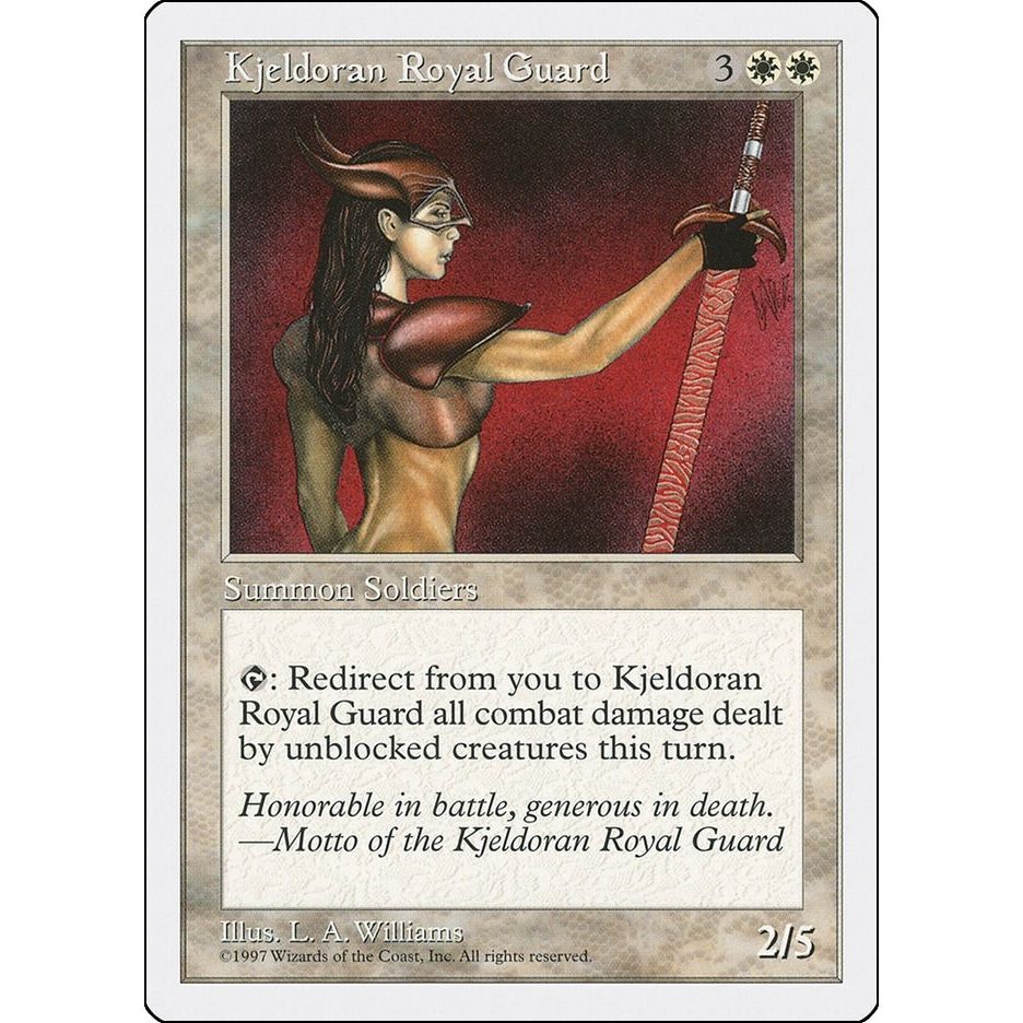 Image for Kjeldoran Royal Guard (5ED) - Magic: The Gathering