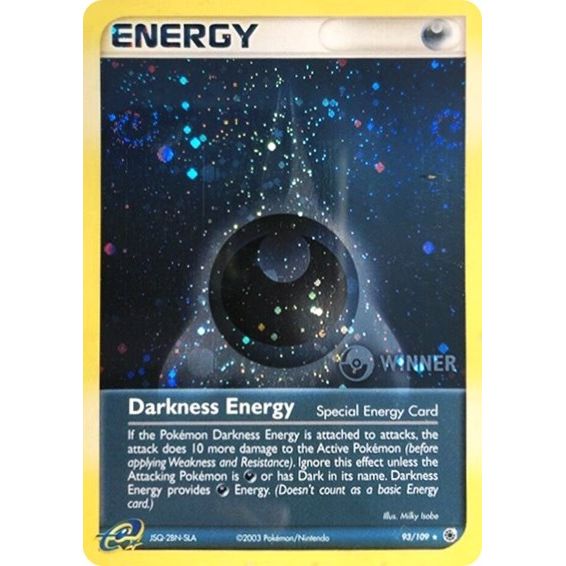 Image for Darkness Energy (Special) - 93/109 (Cosmos Holo) [Winner] (93/109) (PR) - Pokemon