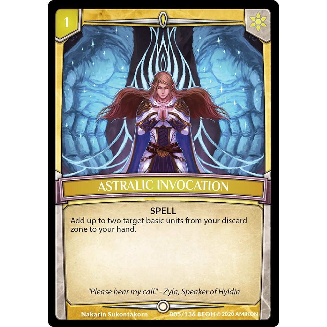 Image for Astralic Invocation (5/136 8EOH) (EOH) - Argent Saga TCG