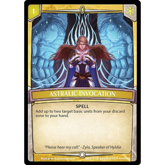 Image for Astralic Invocation (5/136 8EOH) (EOH) - Argent Saga TCG