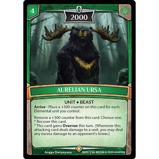 Image for Aurelian Ursa (9/136 8EOH) (EOH) - Argent Saga TCG