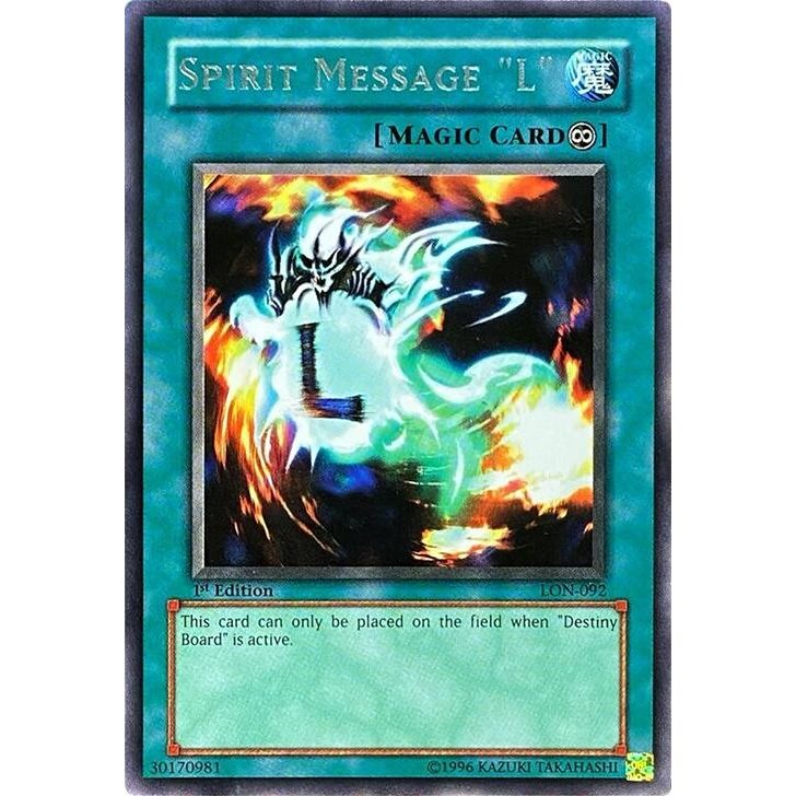 Image for Spirit Message "L" (LON-092) (LON) - YuGiOh