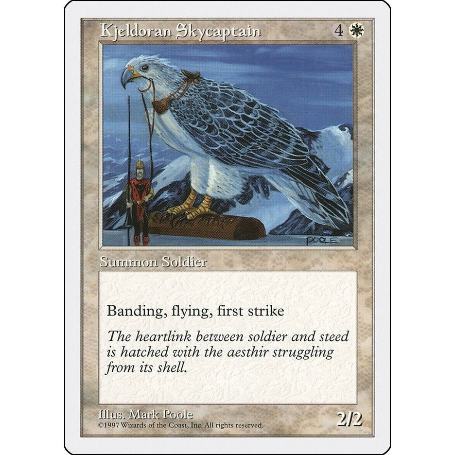 Image for Kjeldoran Skycaptain (5ED) - Magic: The Gathering