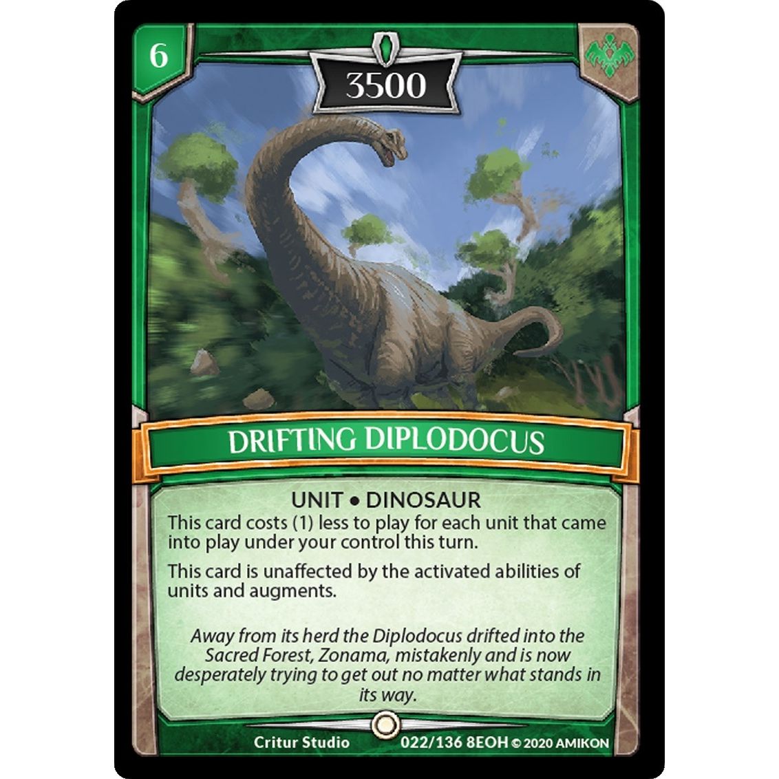 Image for Drifting Diplodocus (22/136 8EOH) (EOH) - Argent Saga TCG