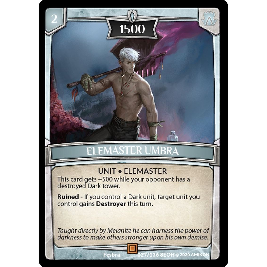 Image for Elemaster Umbra (27/136 8EOH) (EOH) - Argent Saga TCG