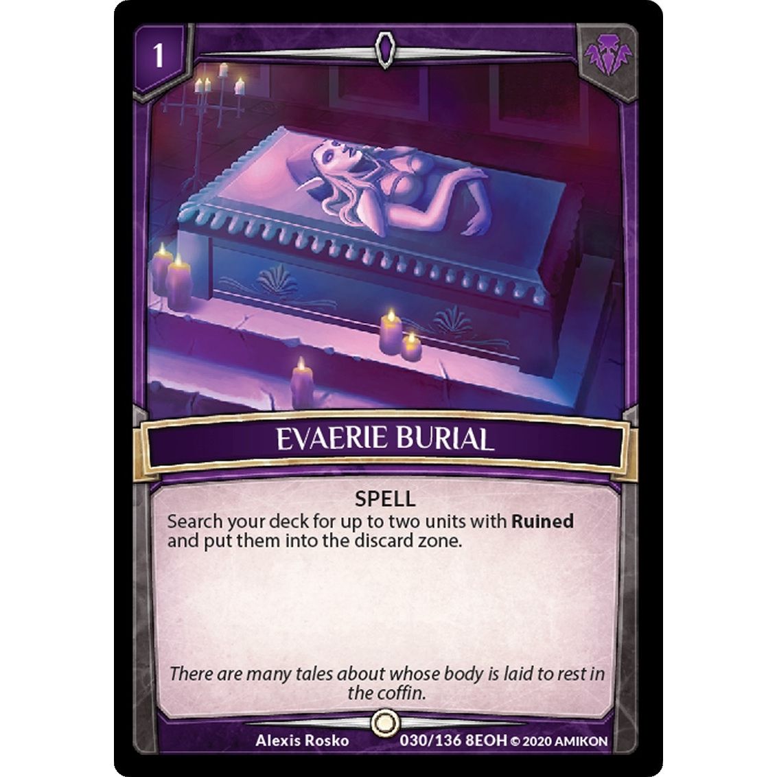 Image for Evaerie Burial (30/136 8EOH) (EOH) - Argent Saga TCG