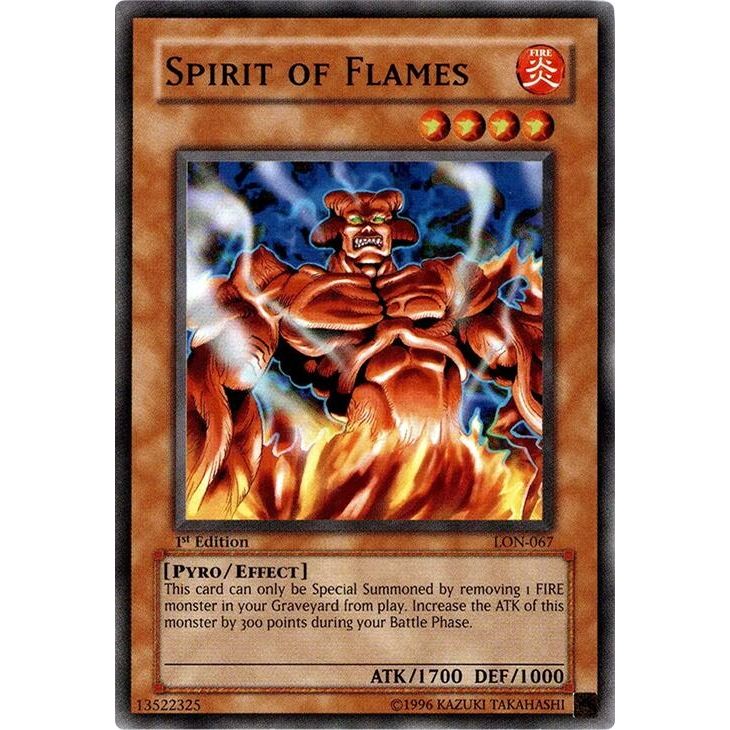 Image for Spirit of Flames (LON-067) (LON) - YuGiOh