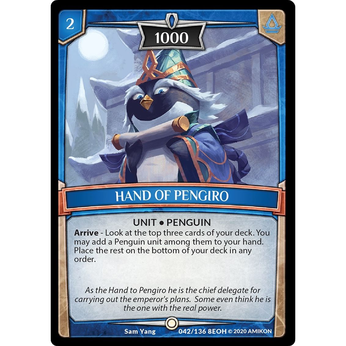 Image for Hand of Pengiro (42/136 8EOH) (EOH) - Argent Saga TCG