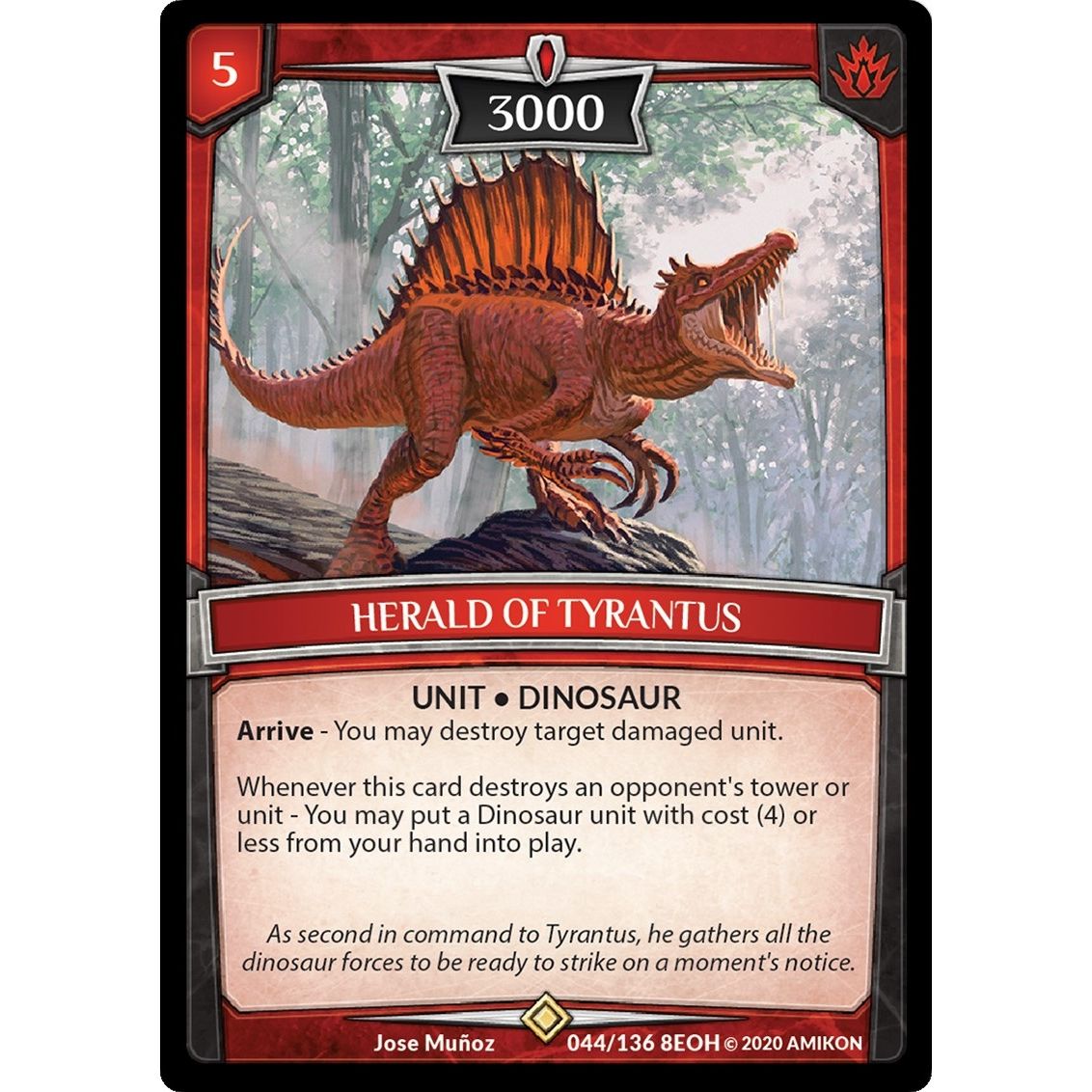 Image for Herald of Tyrantus (44/136 8EOH) (EOH) - Argent Saga TCG