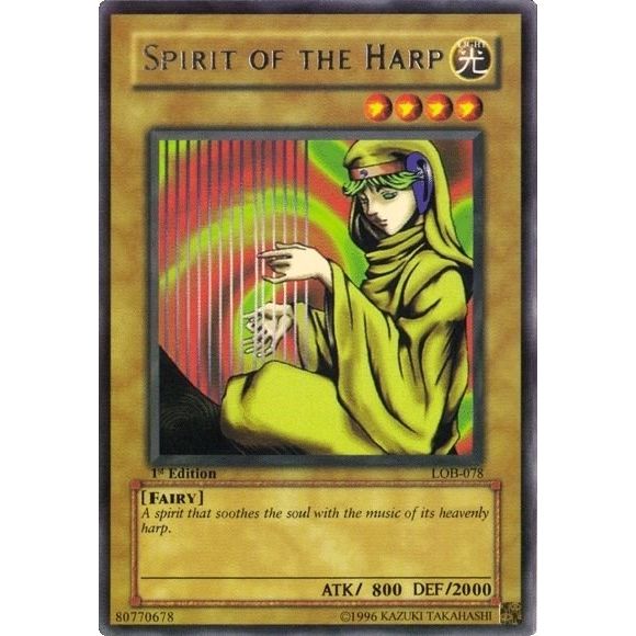 Image for Spirit of the Harp (LOB-078) (LOB) - YuGiOh