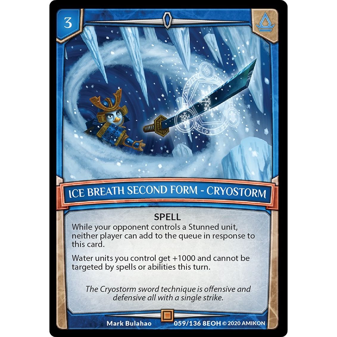 Image for Ice Breath Second Form - Cryostorm (59/136 8EOH) (EOH) - Argent Saga TCG