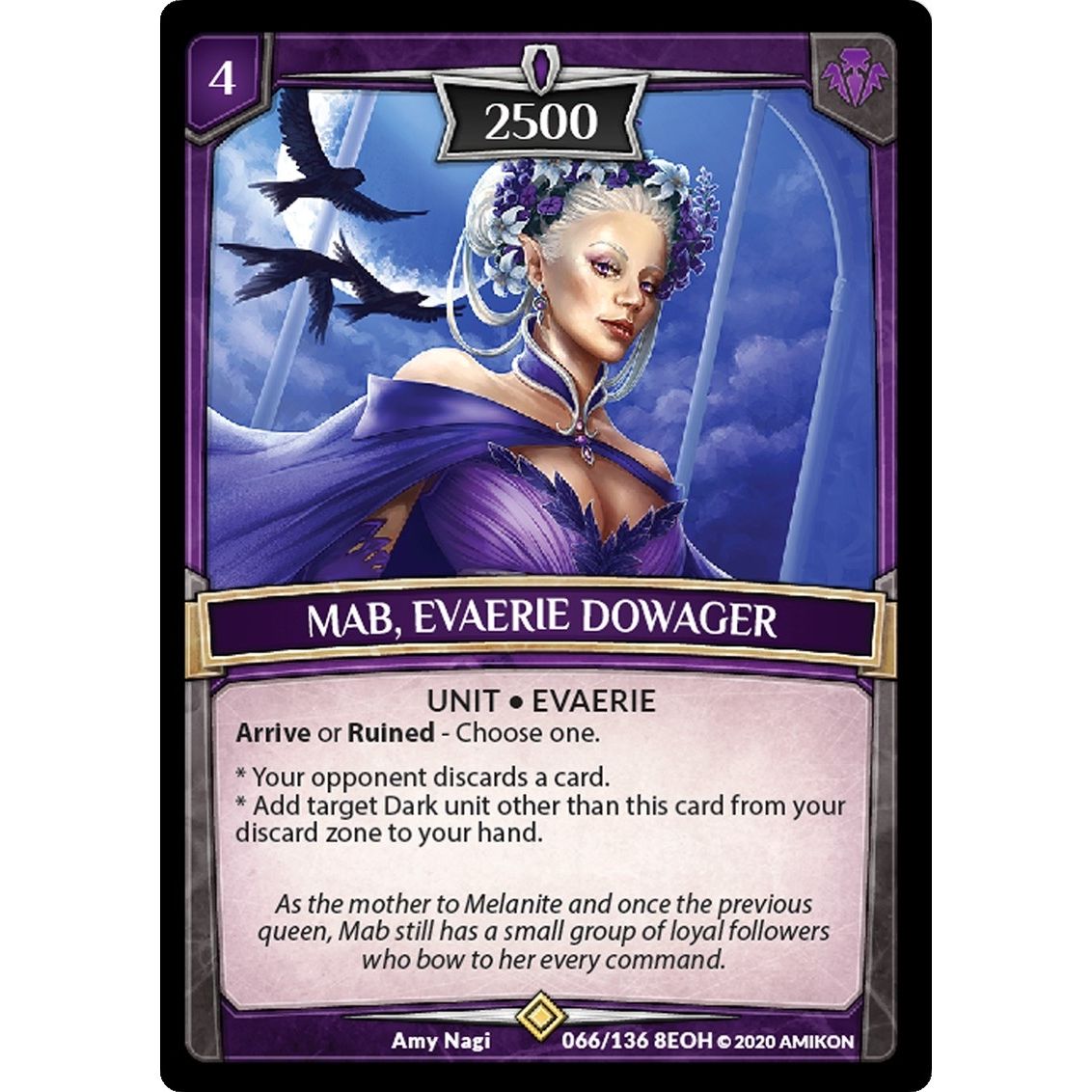 Image for Mab, Evaerie Dowager (66/136 8EOH) (EOH) - Argent Saga TCG