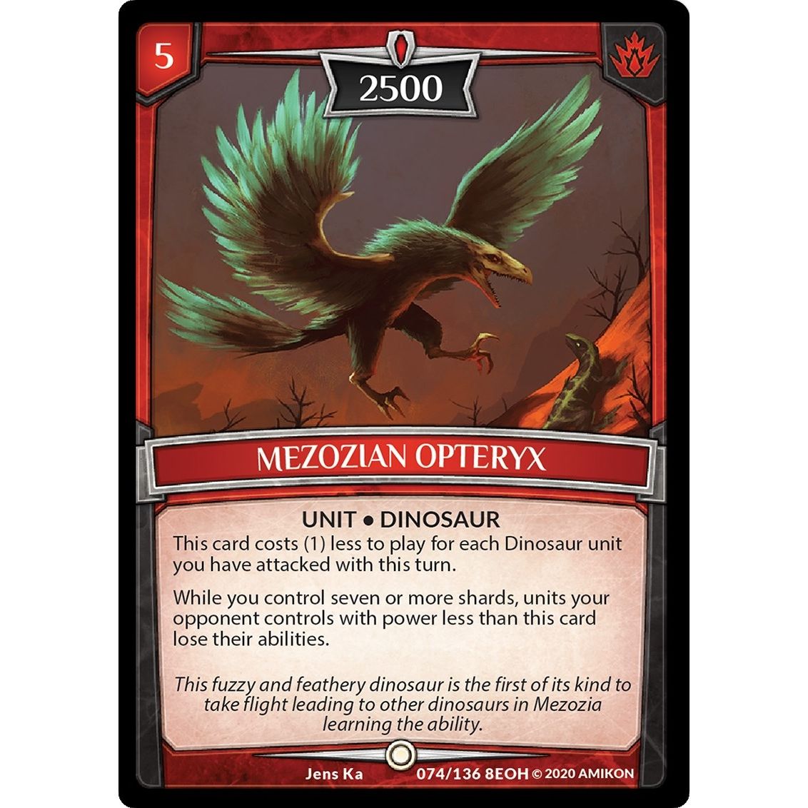 Image for Mezozian Opteryx (74/136 8EOH) (EOH) - Argent Saga TCG