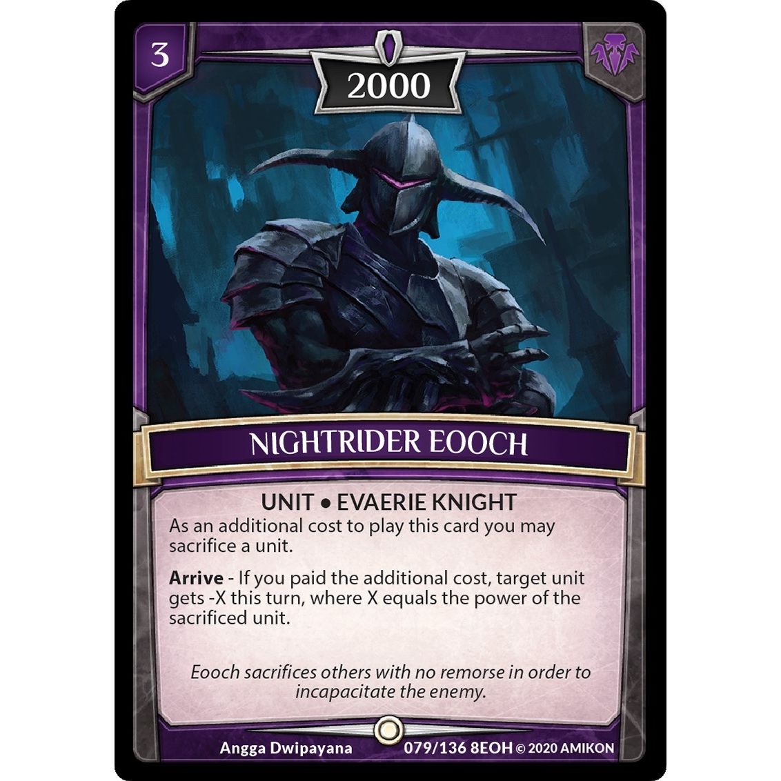 Image for Nightrider Eooch (79/136 8EOH) (EOH) - Argent Saga TCG