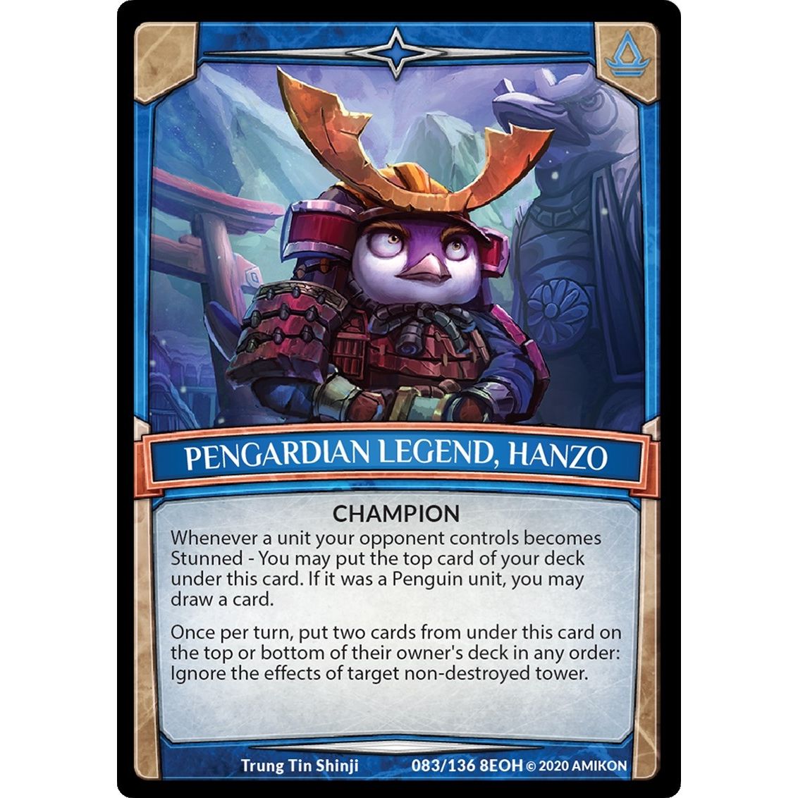 Image for Pengardian Legend, Hanzo (83/136 8EOH) (EOH) - Argent Saga TCG
