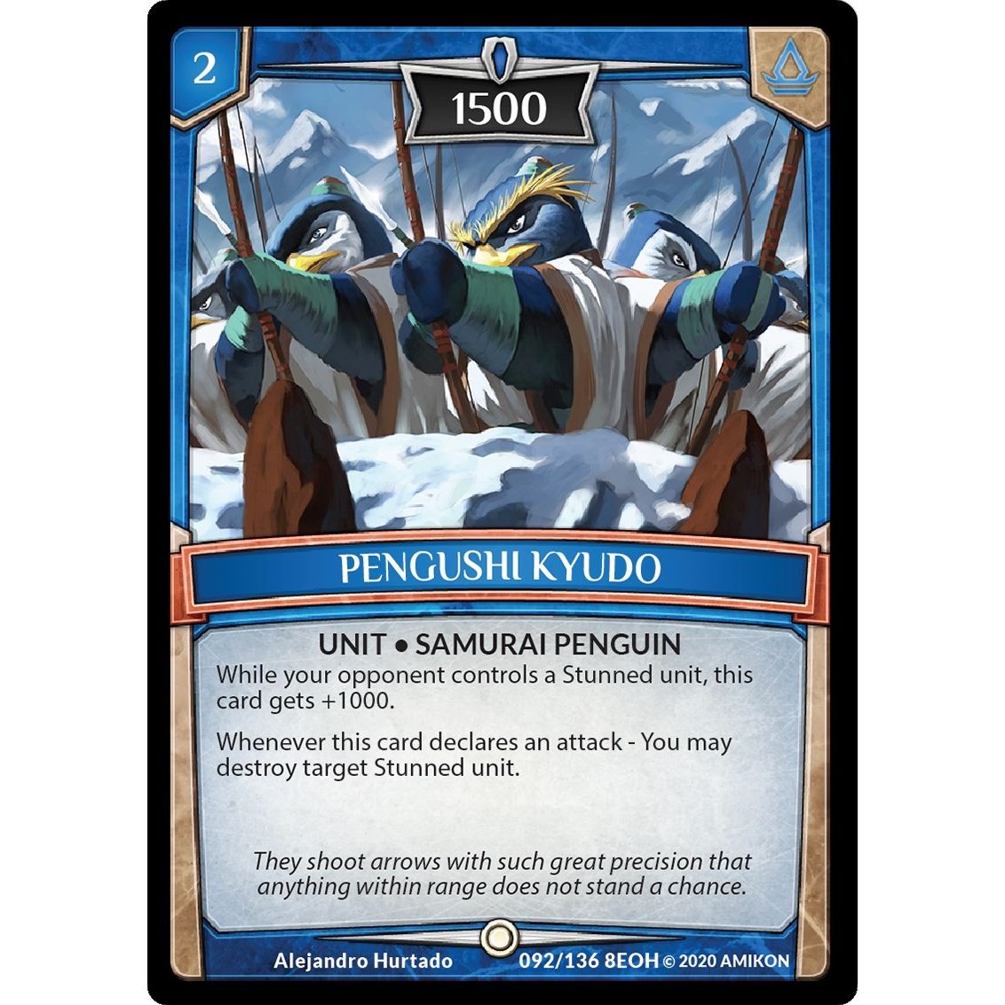Image for Pengushi Kyudo (92/136 8EOH) (EOH) - Argent Saga TCG