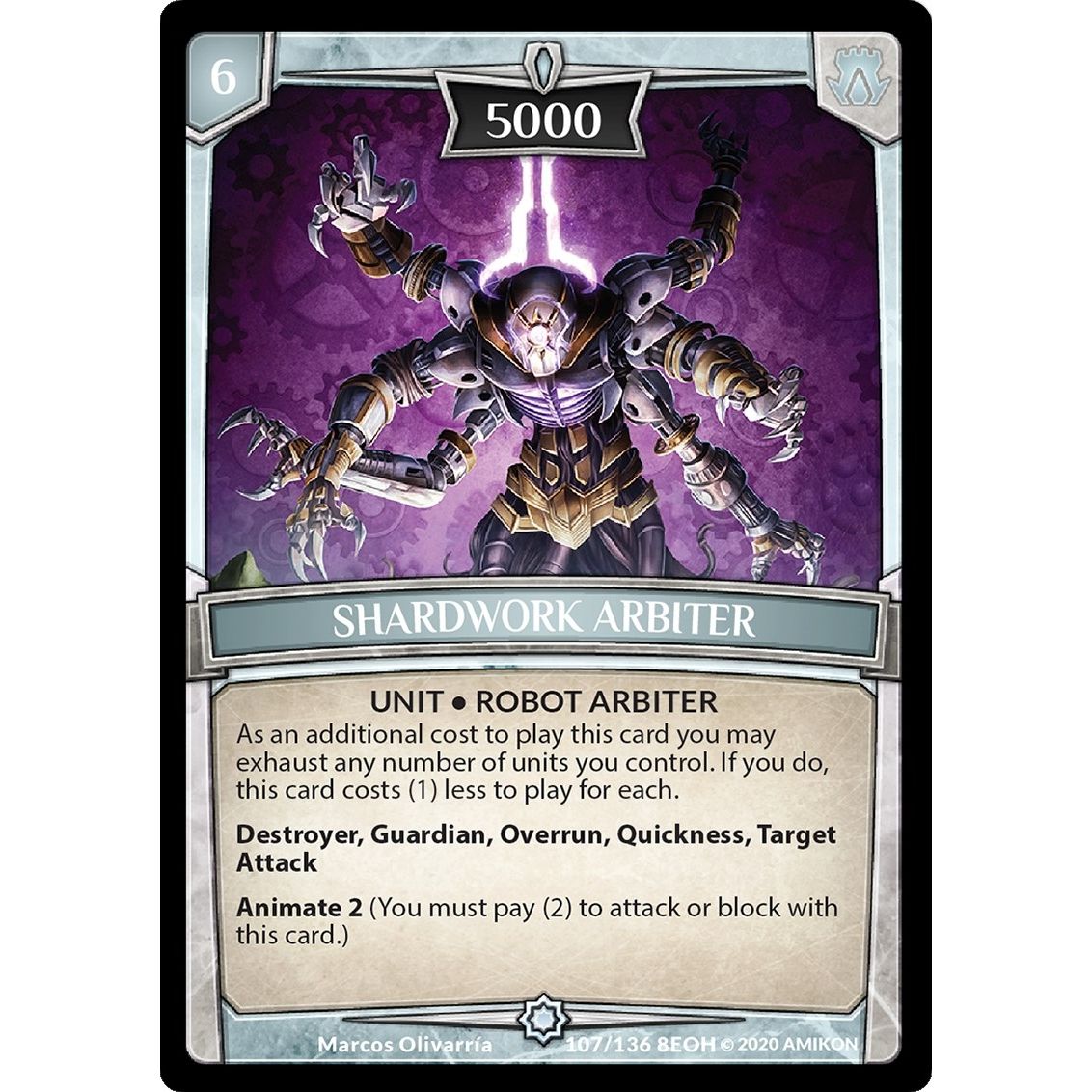 Image for Shardwork Arbiter (107/136 8EOH) (EOH) - Argent Saga TCG