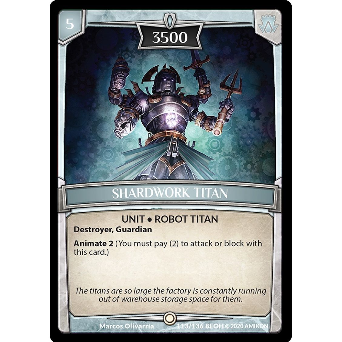 Image for Shardwork Titan (113/136 8EOH) (EOH) - Argent Saga TCG