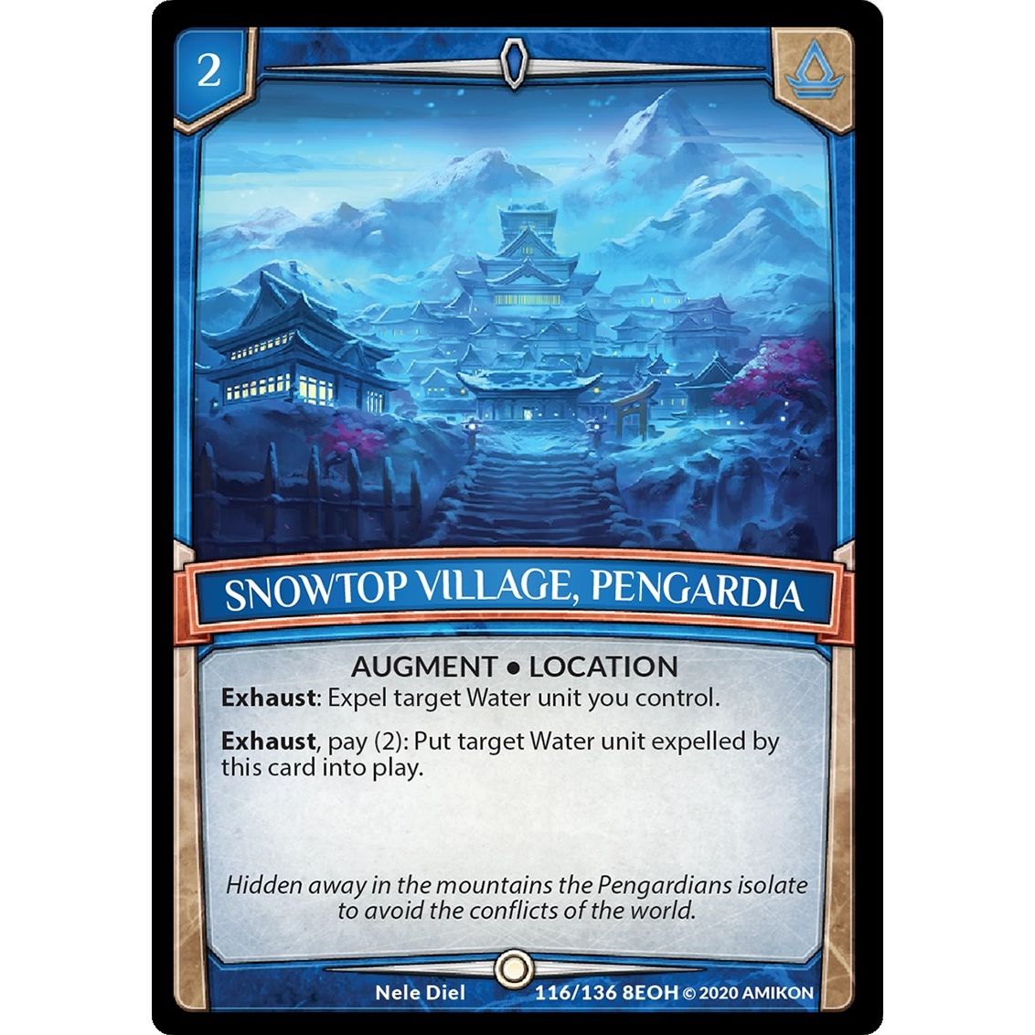 Image for Snowtop Village, Pengardia (116/136 8EOH) (EOH) - Argent Saga TCG