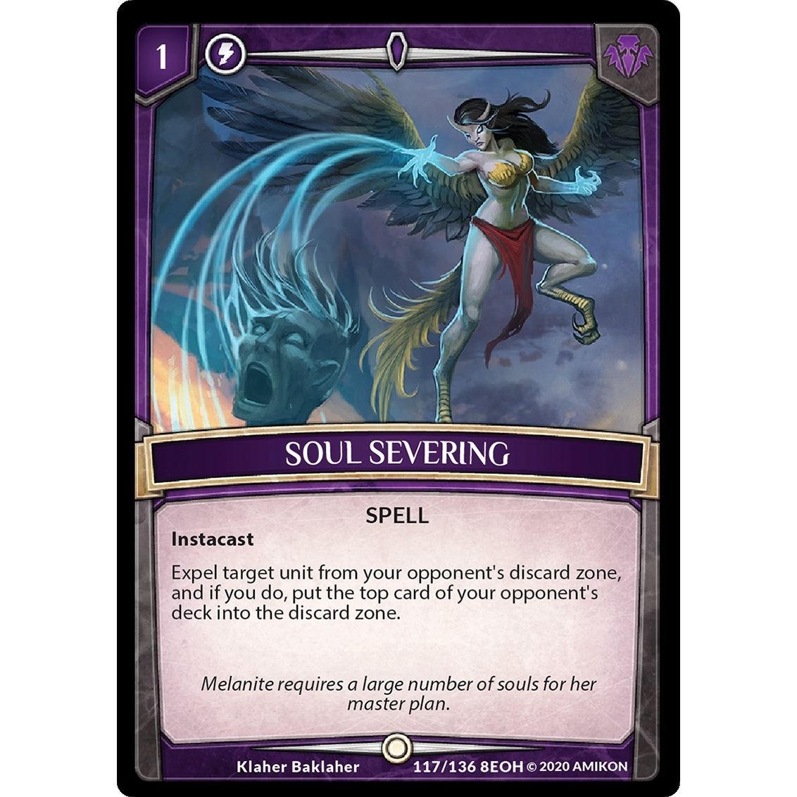 Image for Soul Severing (117/136 8EOH) (EOH) - Argent Saga TCG