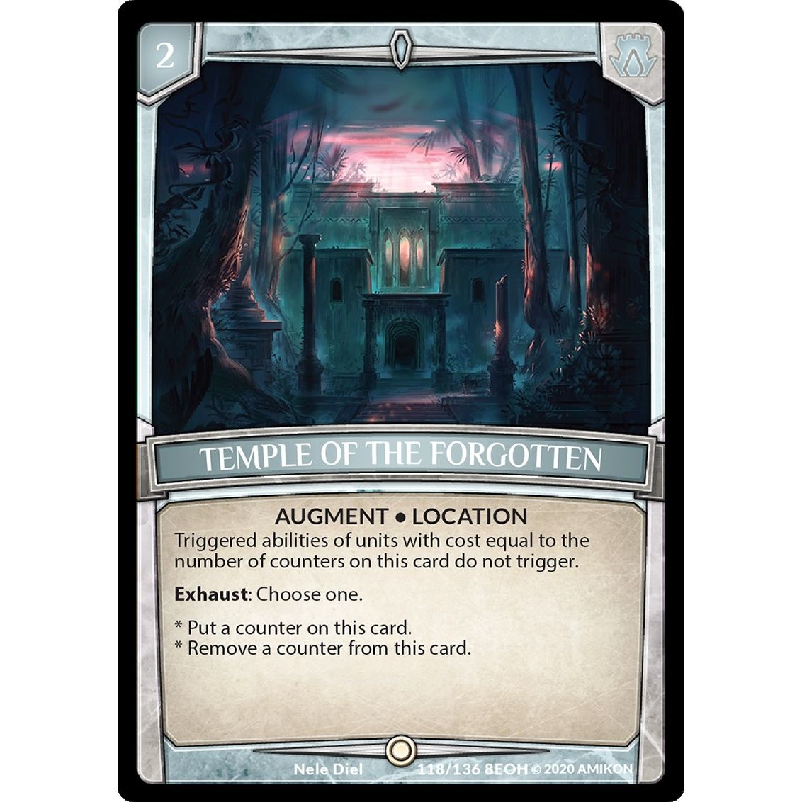 Image for Temple of the Forgotten (118/136 8EOH) (EOH) - Argent Saga TCG