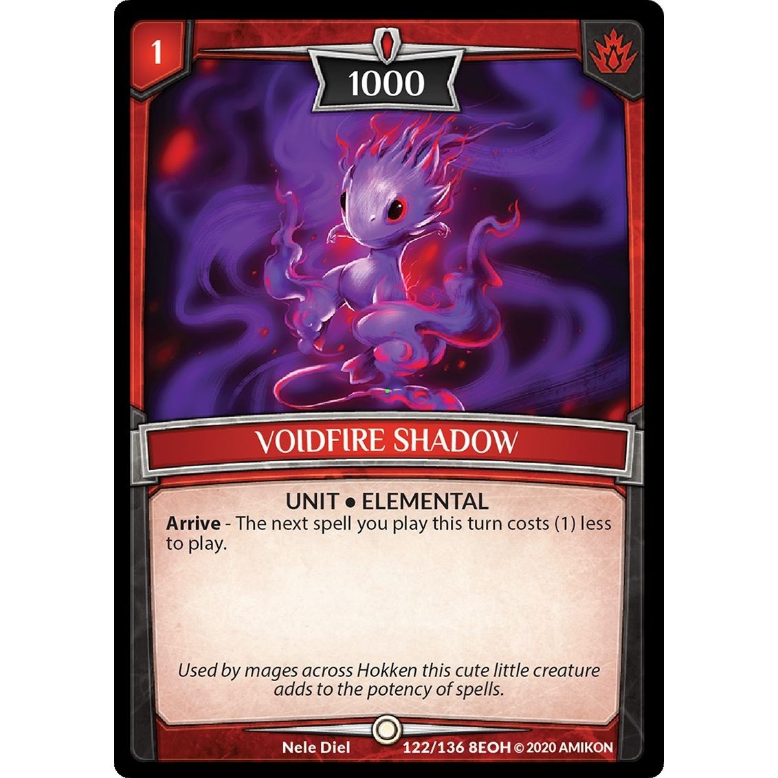 Image for Voidfire Shadow (122/136 8EOH) (EOH) - Argent Saga TCG