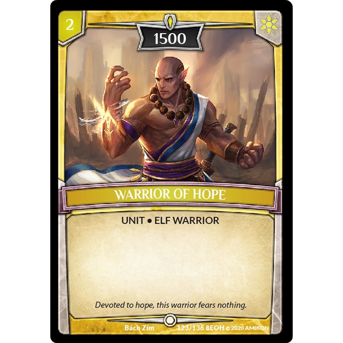 Image for Warrior of Hope (123/136 8EOH) (EOH) - Argent Saga TCG