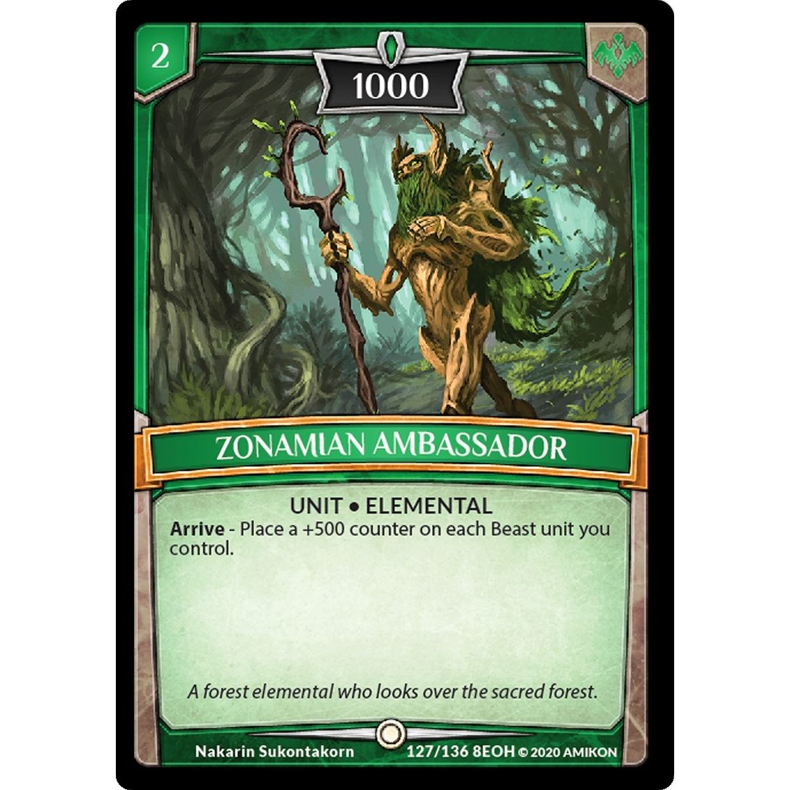 Image for Zonamian Ambassador (127/136 8EOH) (EOH) - Argent Saga TCG