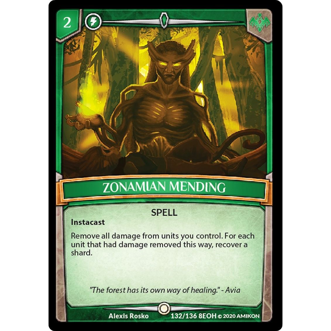 Image for Zonamian Mending (132/136 8EOH) (EOH) - Argent Saga TCG