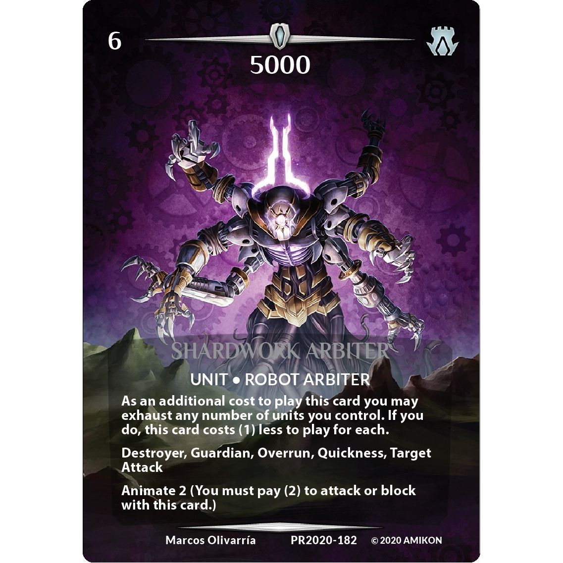 Image for Shardwork Arbiter (Serial Numbered) (PR2020-182) (PR) - Argent Saga TCG