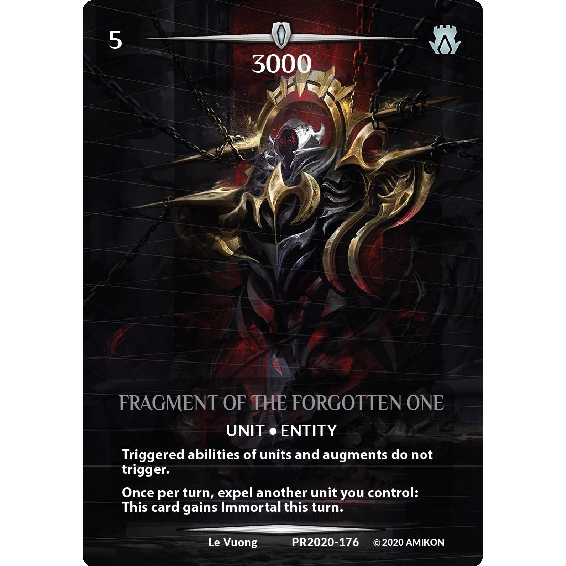 Image for Fragment of the Forgotten One (Serial Numbered) (PR2020-176) (PR) - Argent Saga TCG