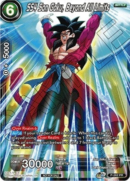 Image for SS4 Son Goku, Beyond All Limits (P-262) (TPR) - Dragon Ball Super: Masters