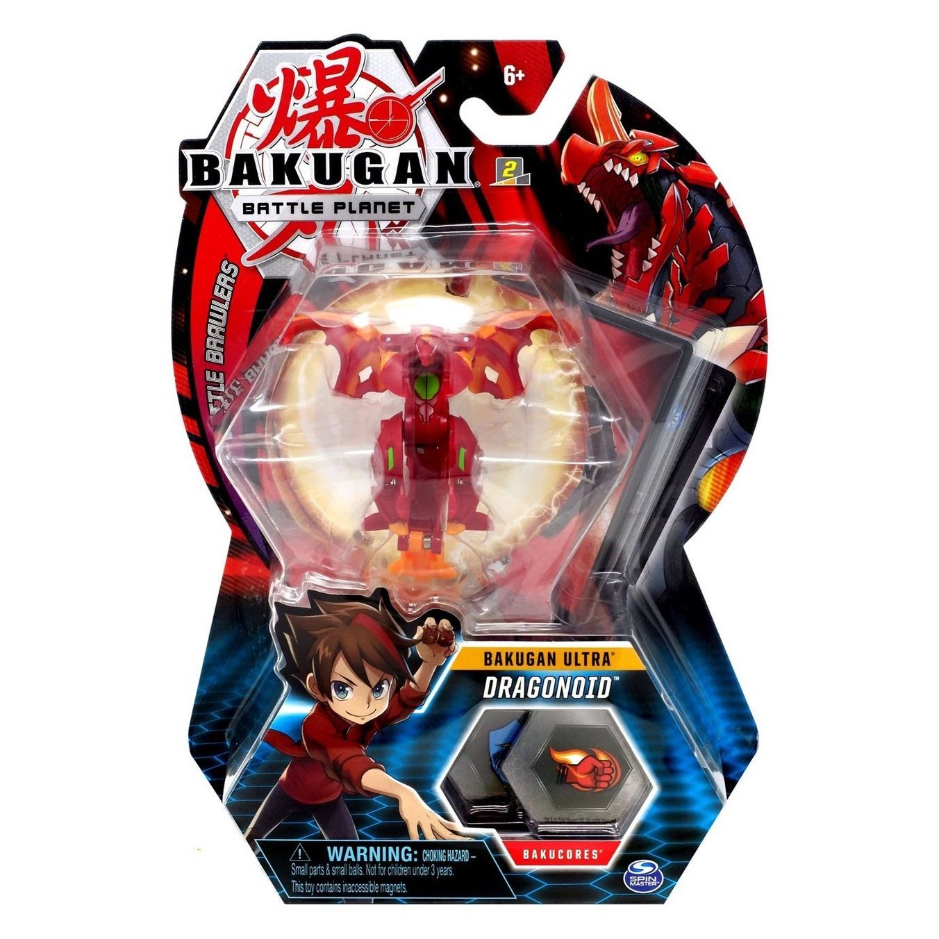Image for Bakugan Ultra 3-inch Tall Collectible Transforming Creature - Pyrus Dragonoid - Bakugan TCG