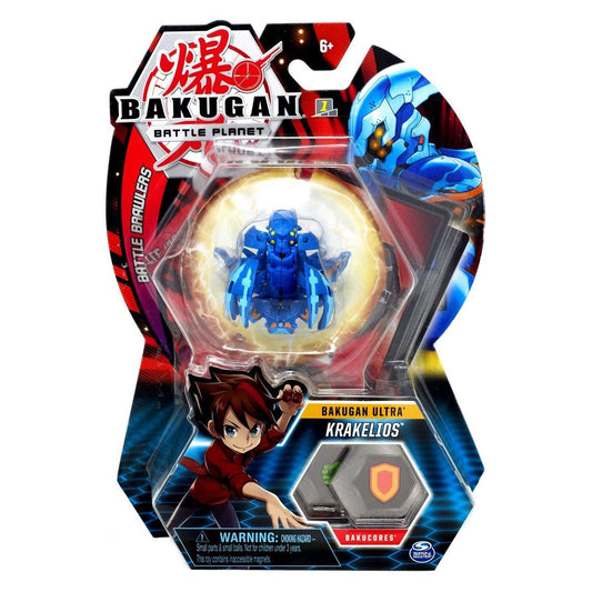 Image for Bakugan Ultra 3-inch Tall Collectible Transforming Creature - Aquos Krakelios - Bakugan TCG