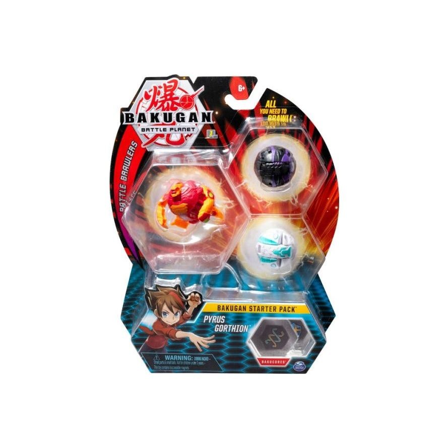 Image for Bakugan Starter 3-Pack - Pyrus Gorthion - Bakugan TCG