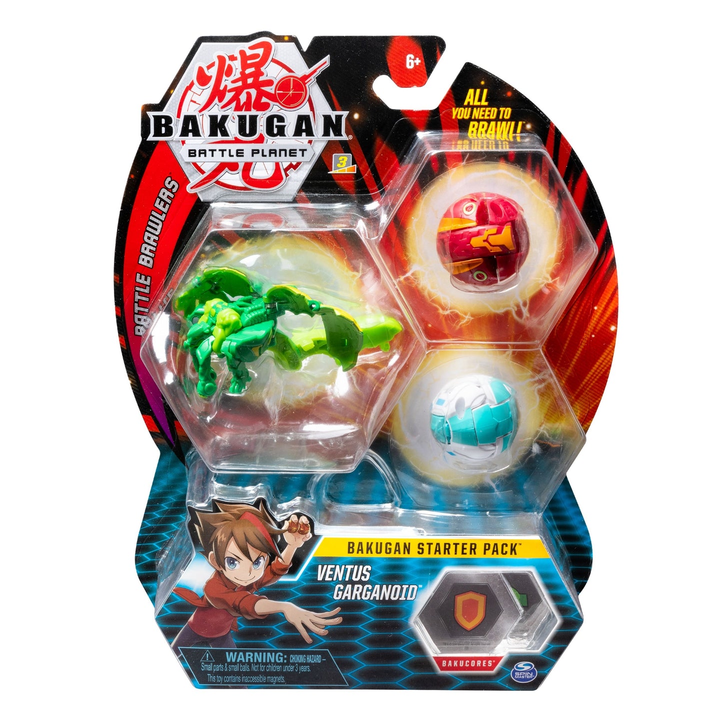 Image for Bakugan Starter 3-Pack - Ventus Garganoid - Bakugan TCG