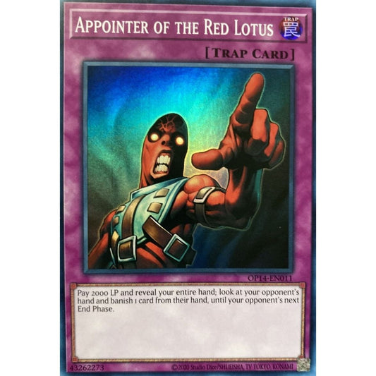 Image for Appointer of the Red Lotus (OP14-EN011) (OP14) - YuGiOh