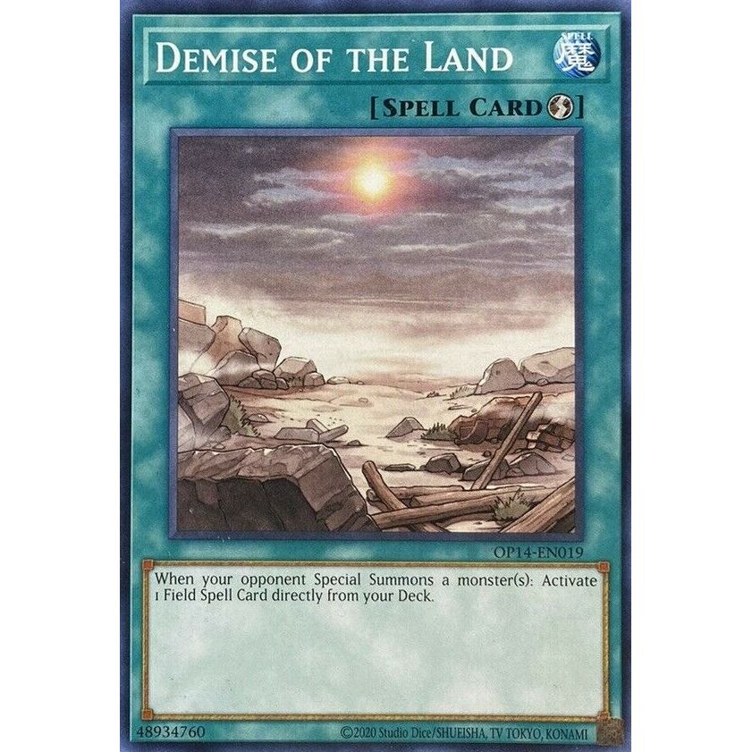 Image for Demise of the Land (OP14-EN019) (OP14) - YuGiOh