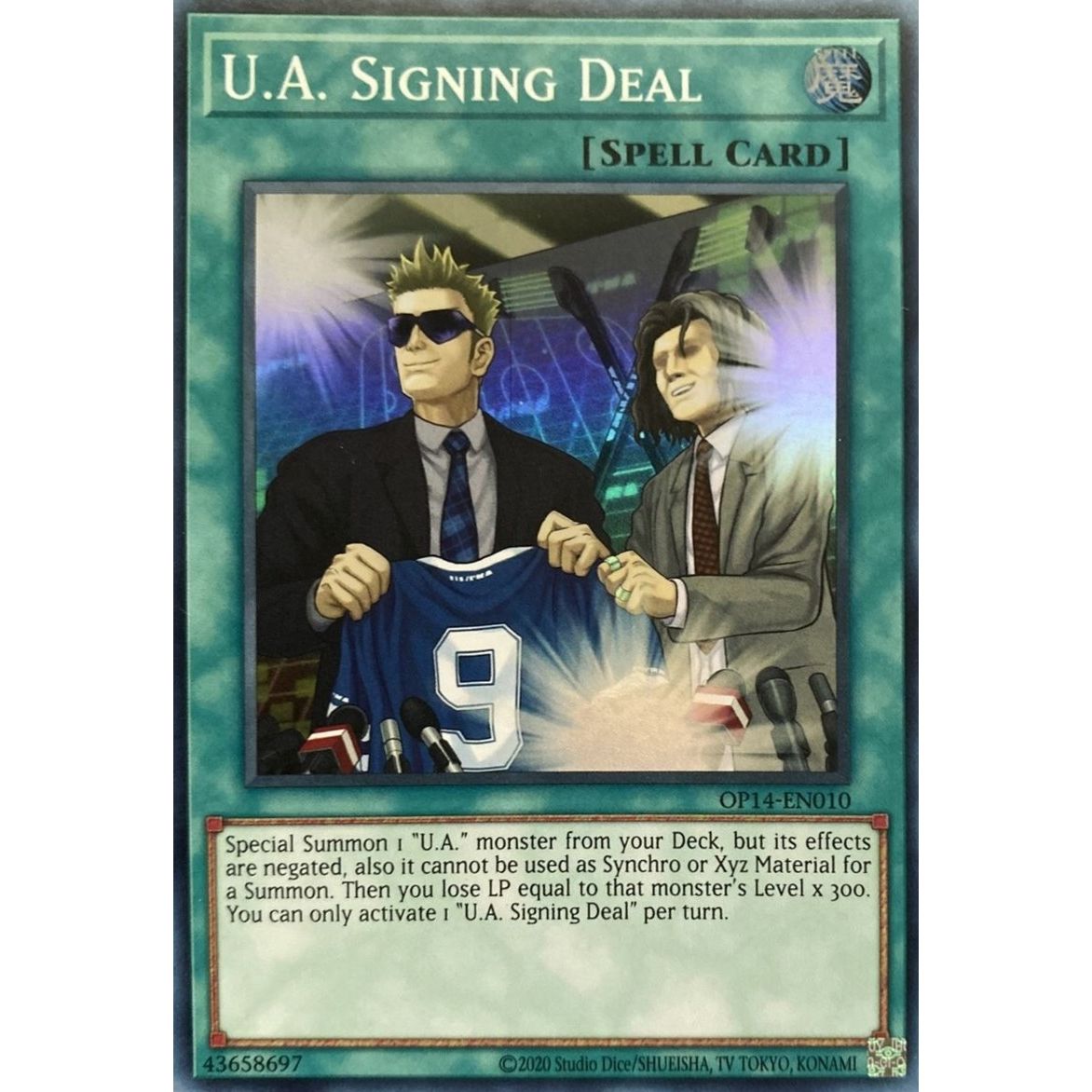 Image for U.A. Signing Deal (OP14-EN010) (OP14) - YuGiOh