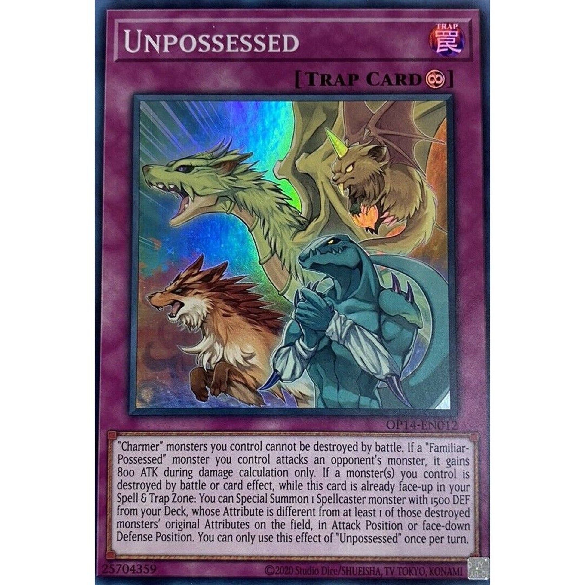 Image for Unpossessed (OP14-EN012) (OP14) - YuGiOh
