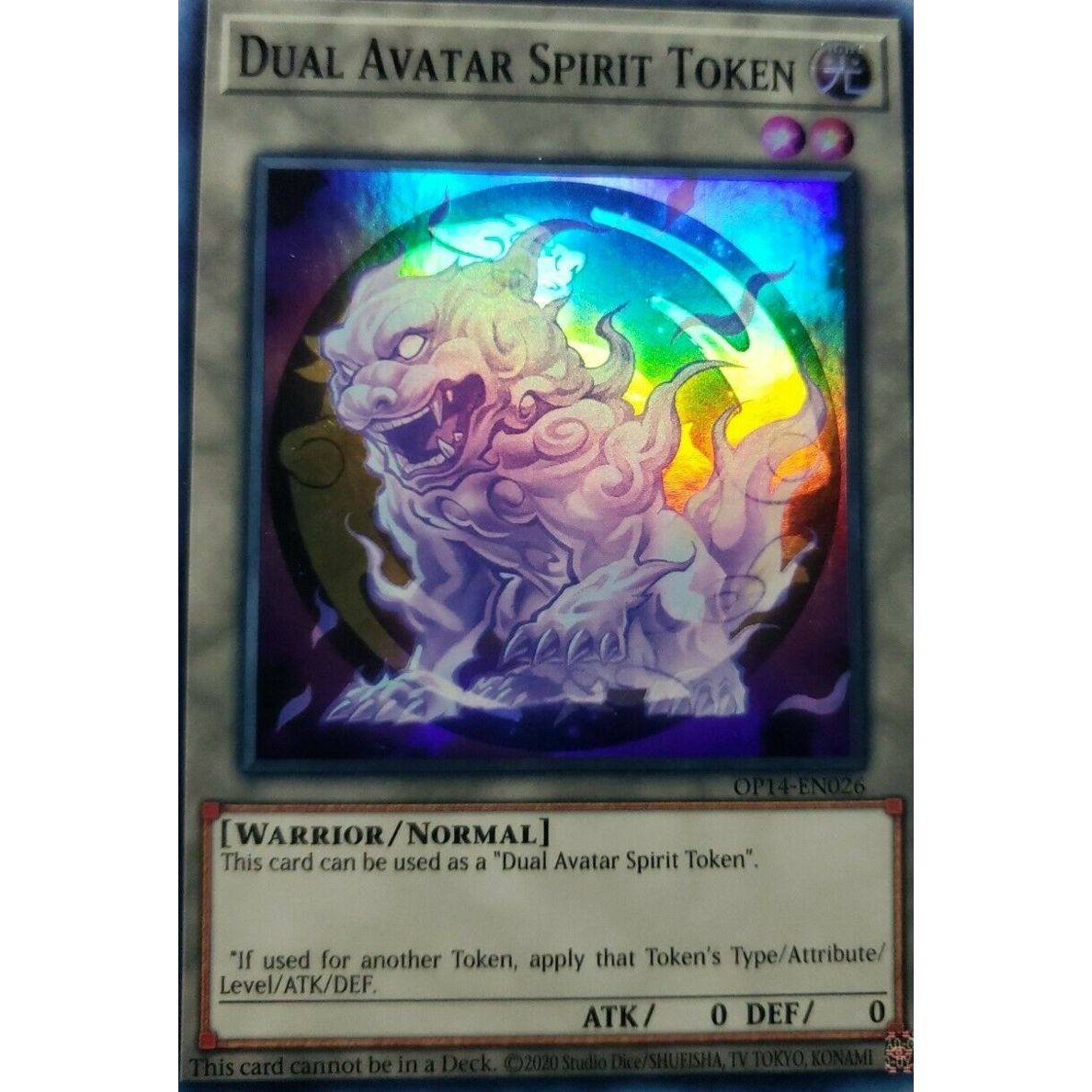 Image for Token: Dual Avatar Spirit (OP14-EN026) (OP14) - YuGiOh