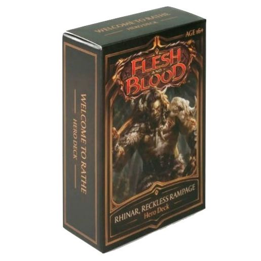Image for Hero Decks: Welcome to Rathe - Rhinar [1st Edition] - Flesh and Blood TCG