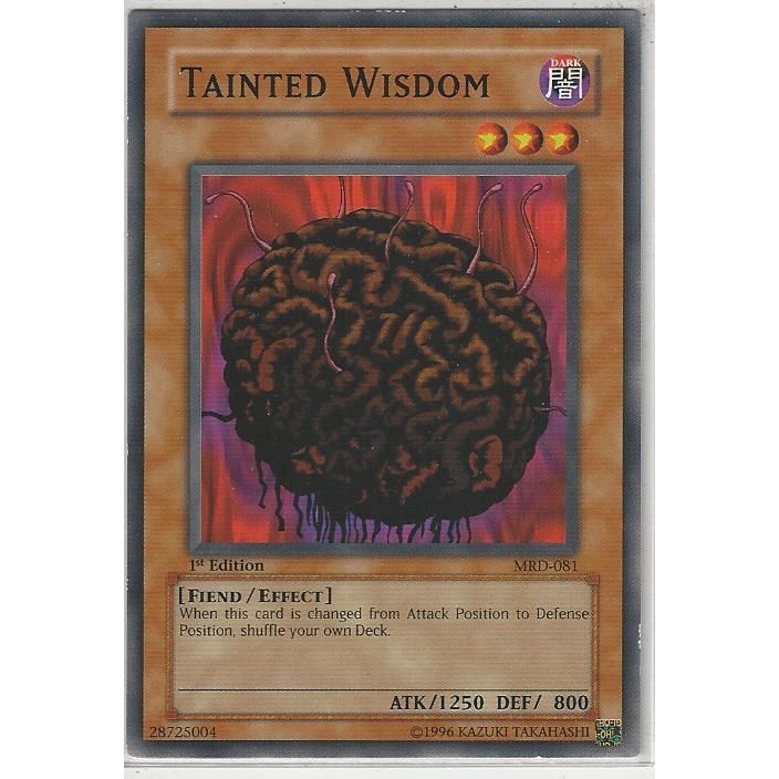 Image for Tainted Wisdom (MRD-081) (MRD) - YuGiOh