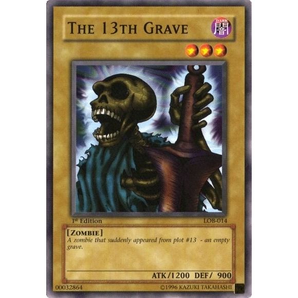 Image for The 13th Grave (LOB-014) (LOB) - YuGiOh