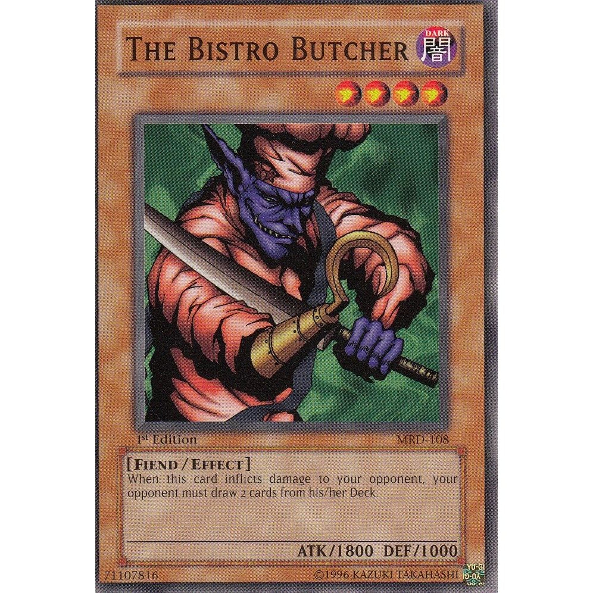 Image for The Bistro Butcher (MRD-108) (MRD) - YuGiOh