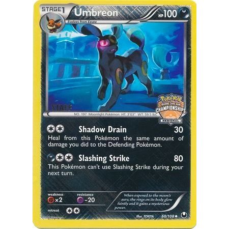 Image for Umbreon - 60/108 (Regional Championships) [Staff] (060/108) (PR) - Pokemon